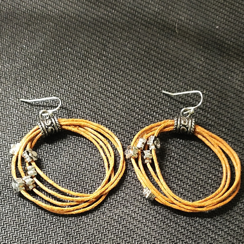 Elegant Gold and Silver Hoop Earrings